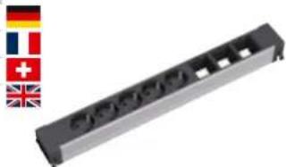 Bachmann 336.039 - 4-fach: 4x Custom Module Länge: ca. 260 mm - 5