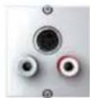 Bachmann 336.039 - Custom Modul 1x S-Video + Cinch Stereo - 2