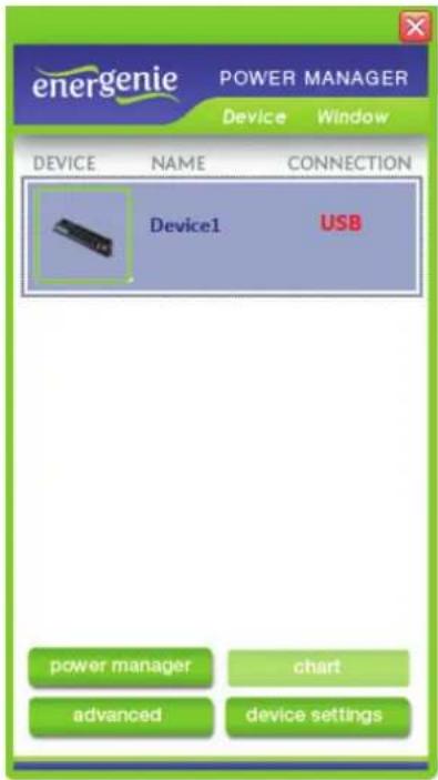 Gembird EG-PM2 - Verwenden der Power Manager-Software - 1
