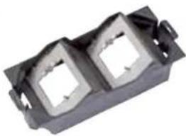Bachmann 916.000 - Halterung Bodentank 2-fach Kunststoff schwarz - 1
