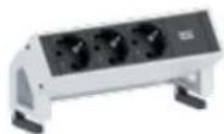Bachmann 916.000 - DESK 2 Steckdoseneinheiten - 1
