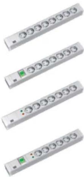 Bachmann 317.102 - 19", 4x Schutzkontakt länge: 440 mm - 1