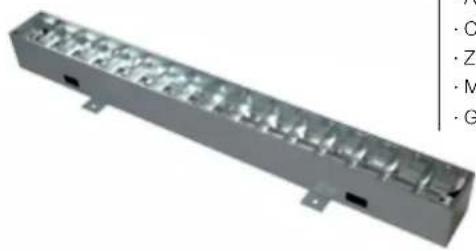 Bachmann 317.102 - SITECO Montageplatz-Anbauleuchte Länge: 899 mm, Breite 87 mm (inkl. Befestigungslasche 126 mm) - 1