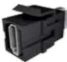 Bachmann 916.003 - Custom Modul 1x DVI-I Schwarz - 1