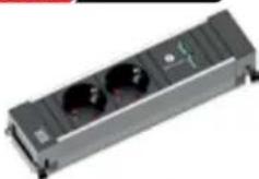 Bachmann 916.003 - Steckdoseneinheiten Aluminium, 3-fach - 14