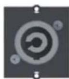 Bachmann 916.003 - Custom Modul Power Con grau (Stromausgang) Schwarz - 10