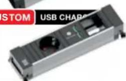 Bachmann 916.003 - Steckdoseneinheiten Aluminium, 3-fach - 12