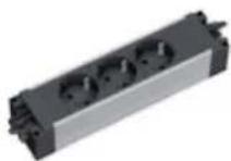 Bachmann 916.003 - Energieleisten mit Kunststoff- oder Aluminiumprofil (52 mm Breite) als einfaches, modulares Elektrifizierungs-Set. - 4