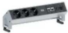 Bachmann 916.1129 - DESK 2 Steckdoseneinheiten bestückt - 2
