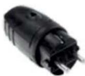 Bachmann 916.1129 - Gummi-Stecker und Kupplungen 16A/250V\~ - 2
