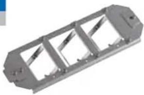 Bachmann 916.1129 - Halterung Bodentank 3-fach Stahlblech - 1