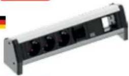 Bachmann 916.1129 - 3x Custom Modul + Steckdosen Strom - 6