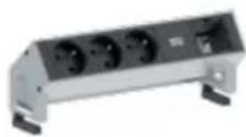 Bachmann 916.1129 - DESK 2 Steckdoseneinheiten unbestückt - 2