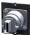 Bachmann 916.1129 - Custom Modul 1x USB 2.0 A / B Schwarz - 2
