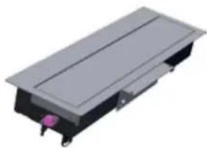 Bachmann 916.1129 - TOP FRAME RAL 9006 - 2