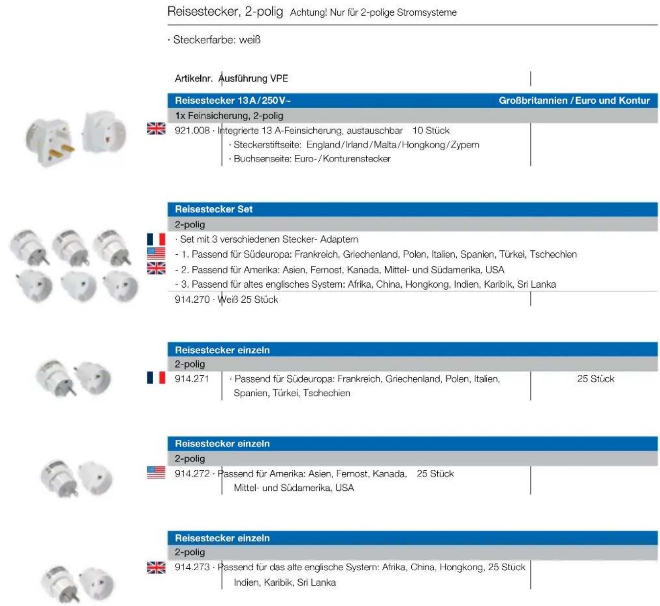 Bachmann Desk 1 - Reisestecker Adapter - 14