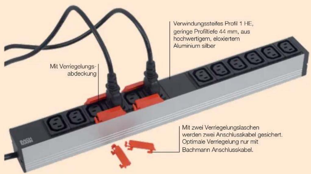 Bachmann Desk 1 - 19" IT PDU Basic (230 V / 50 Hz) - 1