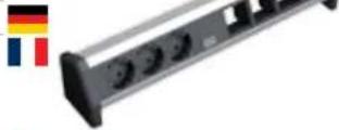 Bachmann Desk 1 - 3x Custom Modul + Steckdosen Strom - 3
