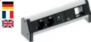Bachmann Desk 1 - 3x Custom Modul + Steckdosen Strom - 8
