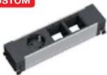 Bachmann Desk 1 - Steckdoseneinheiten Aluminium, 3-fach - 2