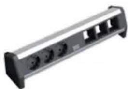 Bachmann Desk 1 - 3x Custom Modul + Steckdosen Strom - 1