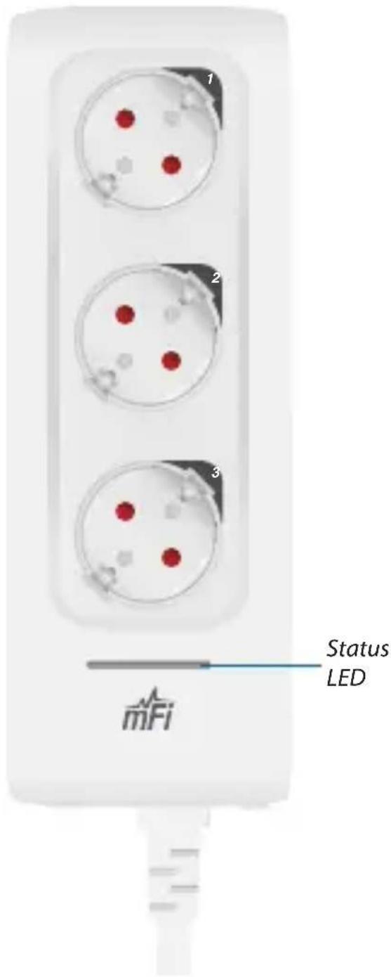 1 2 3 Status LED mFi