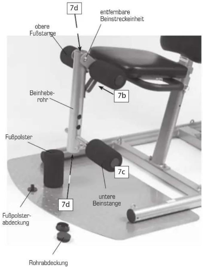 Finnlo Bio Force Extreme - SCHRITT 7 – Zusammenbau Beinstrecker - 1