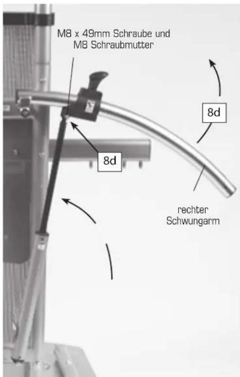 Finnlo Bio Force Extreme - SCHRITT 8 – Zusammenbau der Schwingarme und Zylinder - 2