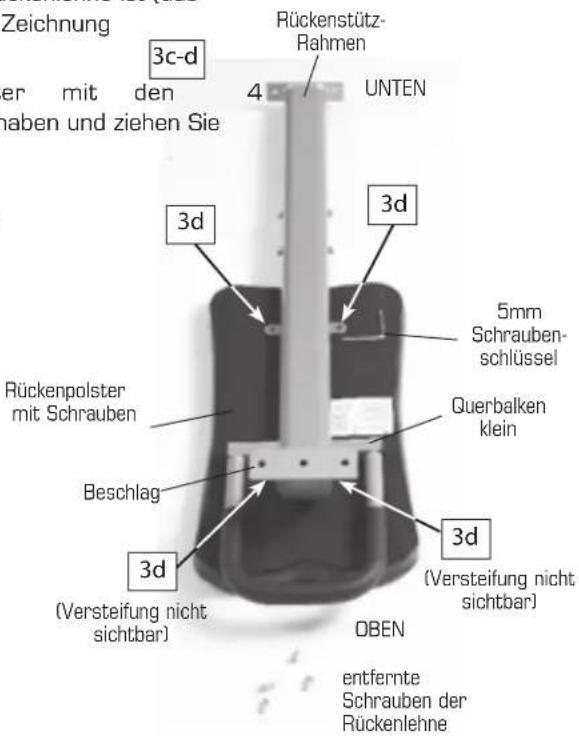 Finnlo Bio Force Extreme - SCHRITT 3 – Zusammenbau Rückenstütz-Rahmen - 2