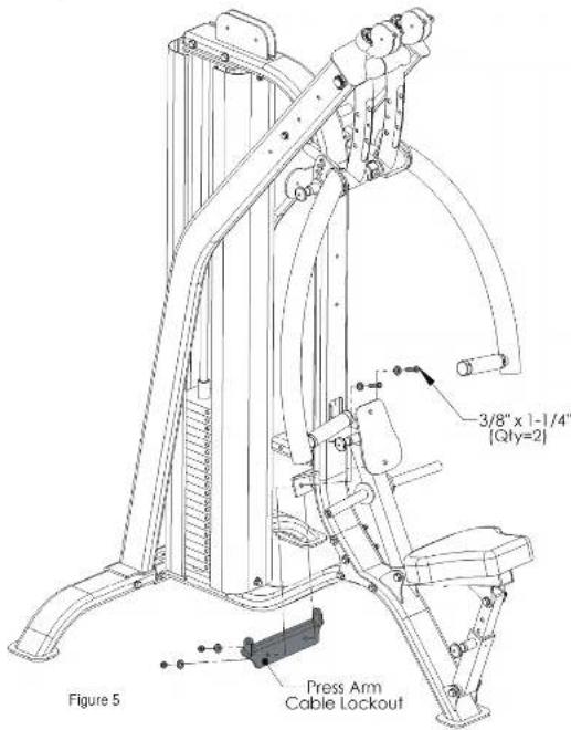 TUNTURI Upper Body Unit - Guide Rod Lubrication: - 8