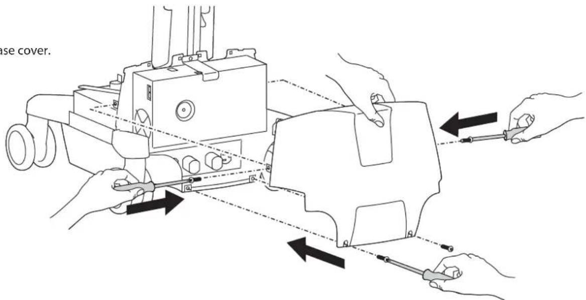 Ergotron 97-917 - Replace rear base cover. - 1