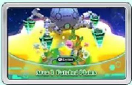 NINTENDO Kirby: Planet Robobot (3DS) - World Map Screen - 1