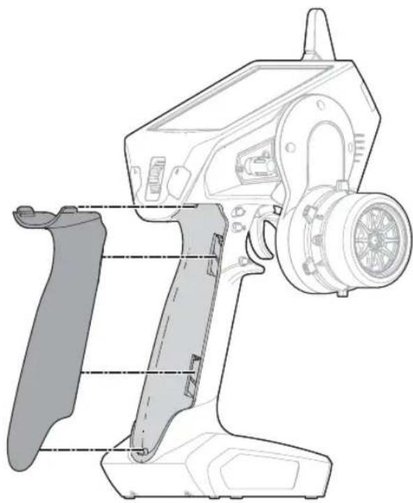 SPEKTRUM DX5R - CHANGING GRIPS - 1