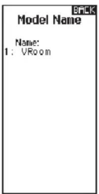 Model Name Name: 1: VRoom