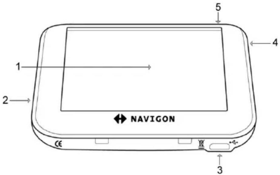 NAVIGON 2210 - Beschreibung des NAVIGON 12xx | 22xx - 1