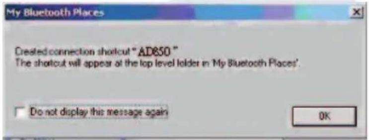 Adapt AD-850 - Bluetooth confi guration setup with PC connection - 11