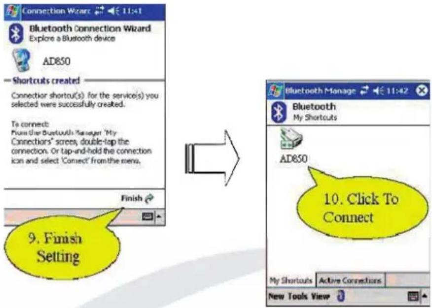 Adapt AD-850 - Activate Bluetooth Manager & Establish New Connections. - 3