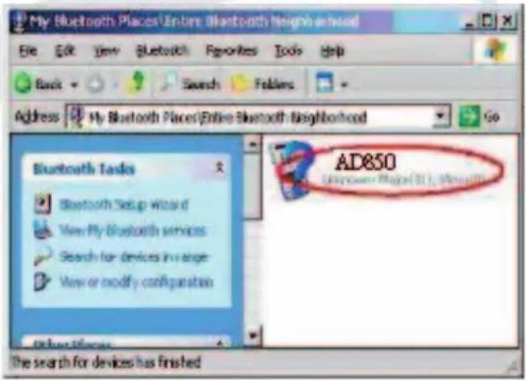 Adapt AD-850 - Bluetooth confi guration setup with PC connection - 4