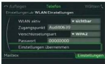 AUDI RS 3 Sportback (2015) - WLAN-Hotspot aktivieren - 5