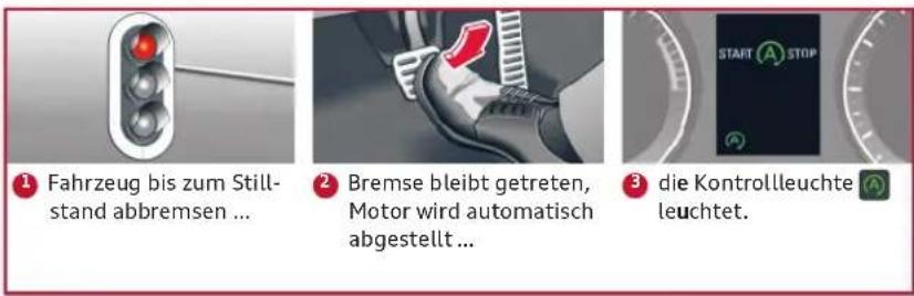 AUDI A5 Sportback (2015) - Motor starten mit Funkschlüssel - 4