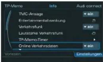 AUDI A4 allroad quattro (2015) - Verkehrsinformationen online - 2