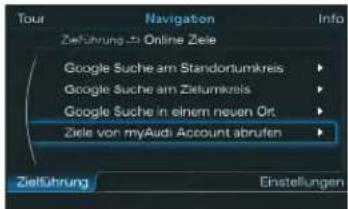 AUDI A4 allroad quattro (2015) - Zieleinspeisung (myAudi) - 3