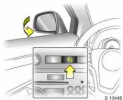 OPEL Antara (2006) - Elektrisch einstellbare Außenspiegel, \*: Vier-Wege-Schalter in Fahrertür - 1
