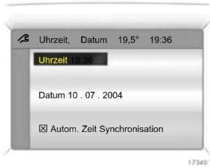 OPEL Antara (2006) - Systemeinstellungen - 1