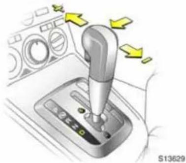 OPEL Antara (2006) - Wählhebelstellungen, P, R, N und D (Automatik-Modus) - 1
