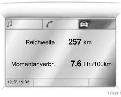 OPEL Antara (2006) - Graphic-Info-Display \* bzw. Color-Info-Display \*, Bordcomputer \* - 1