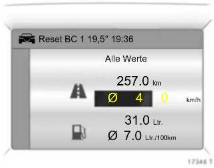 OPEL Antara (2006) - Bordcomputerinformationen - 1