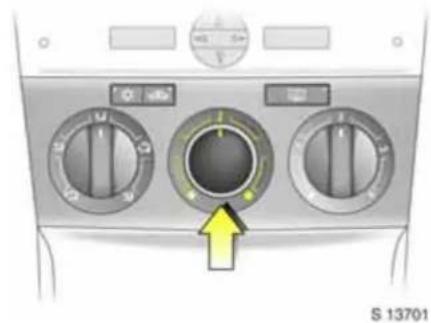 OPEL Antara (2006) - Heizungs- und Belüftungssystem Linker Drehregler: Luftverteilung - 1