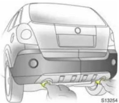 OPEL Antara (2006) - Vor dem Abfahren prüfen: - 1