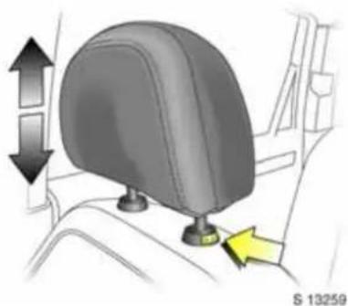 OPEL Antara (2006) - Sitzhöhe einstellen \*: Heben oder senken Sie den Hebel an der Seite des Sitzes - 1